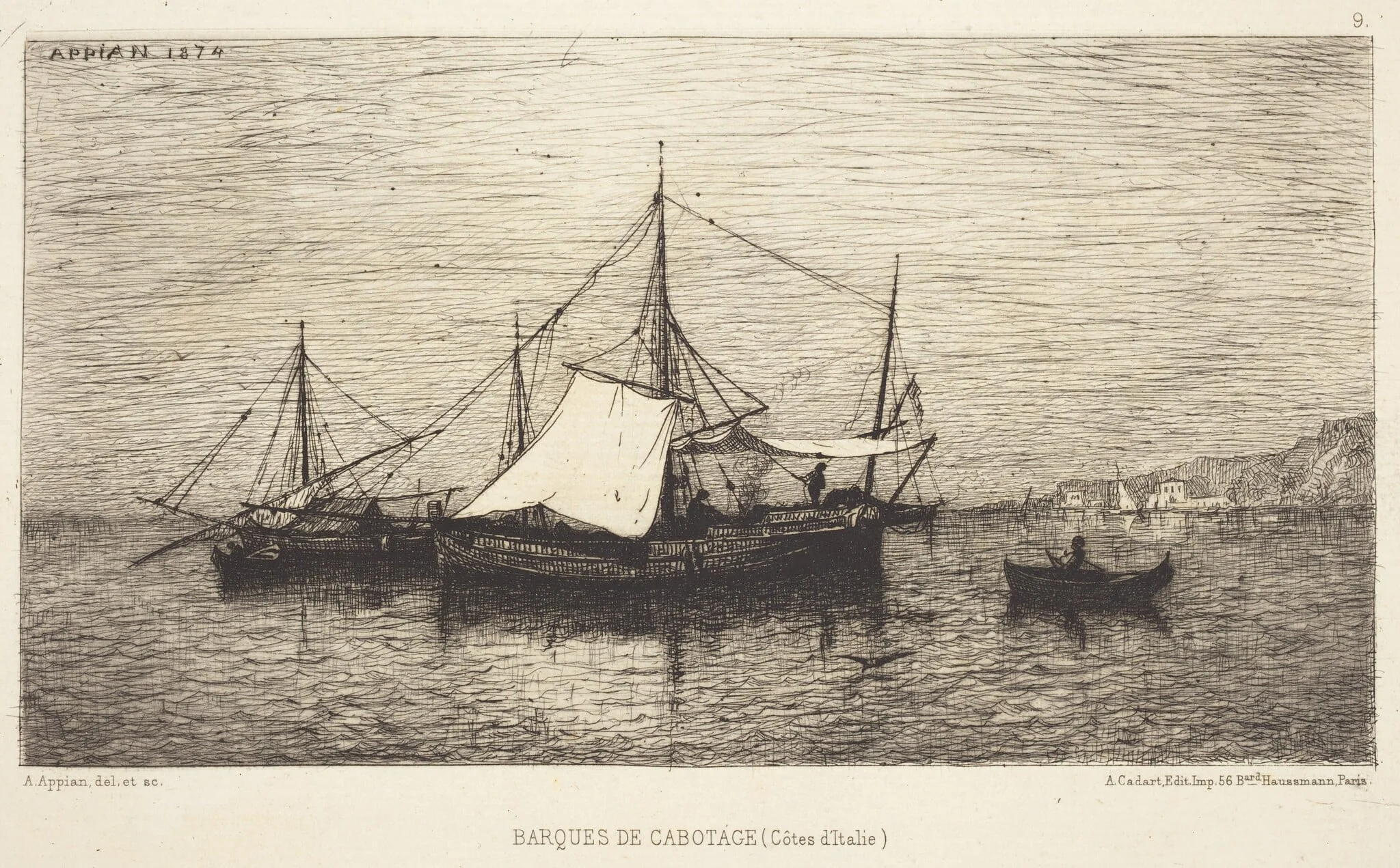 Barques de Cabotage, detail