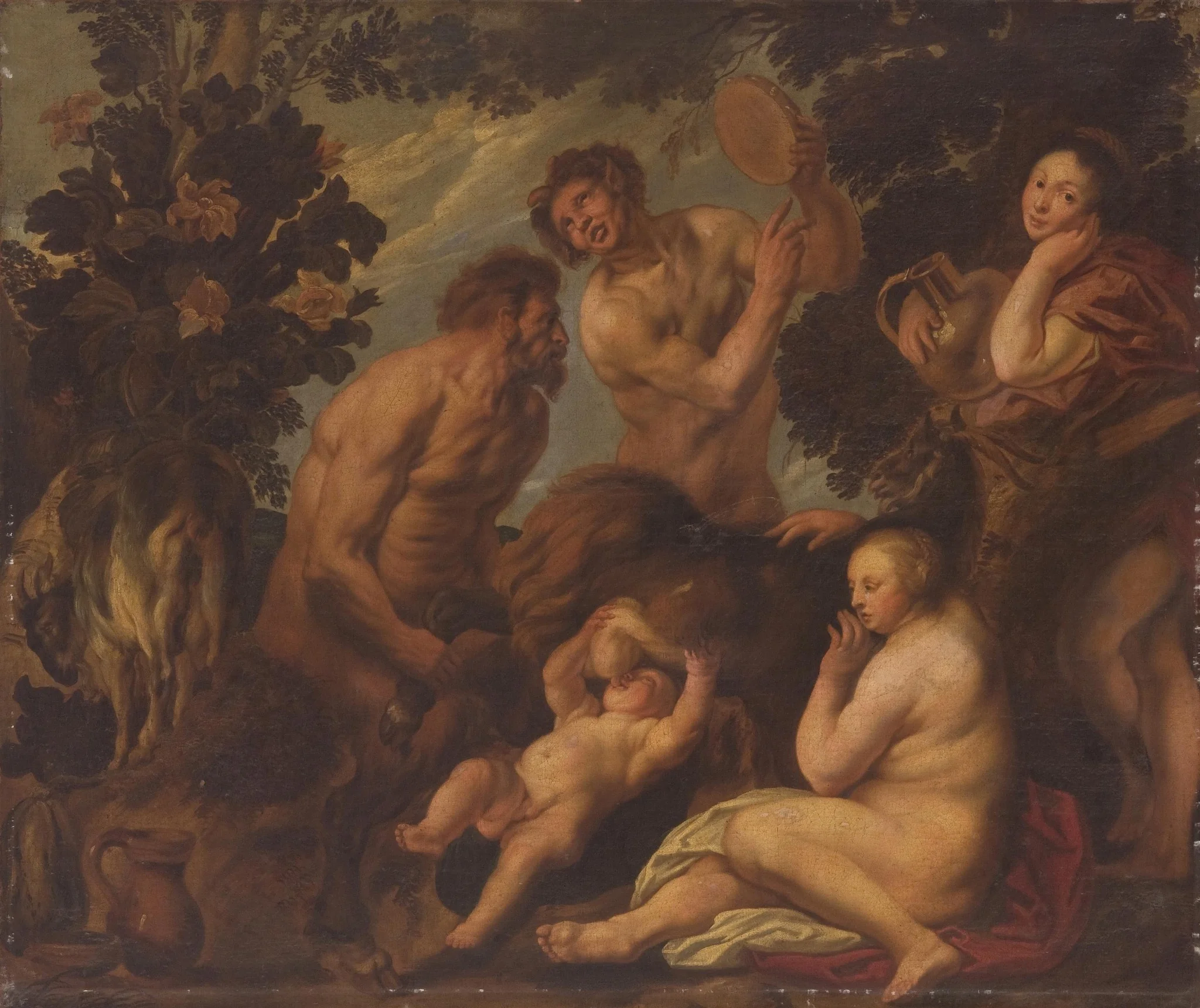 The Infant Jupiter Fed by the Goat Amalthea, detail