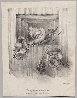 Winners and Losers, All Are Food for the Devil, by Nicolas Toussaint Charlet, 1822