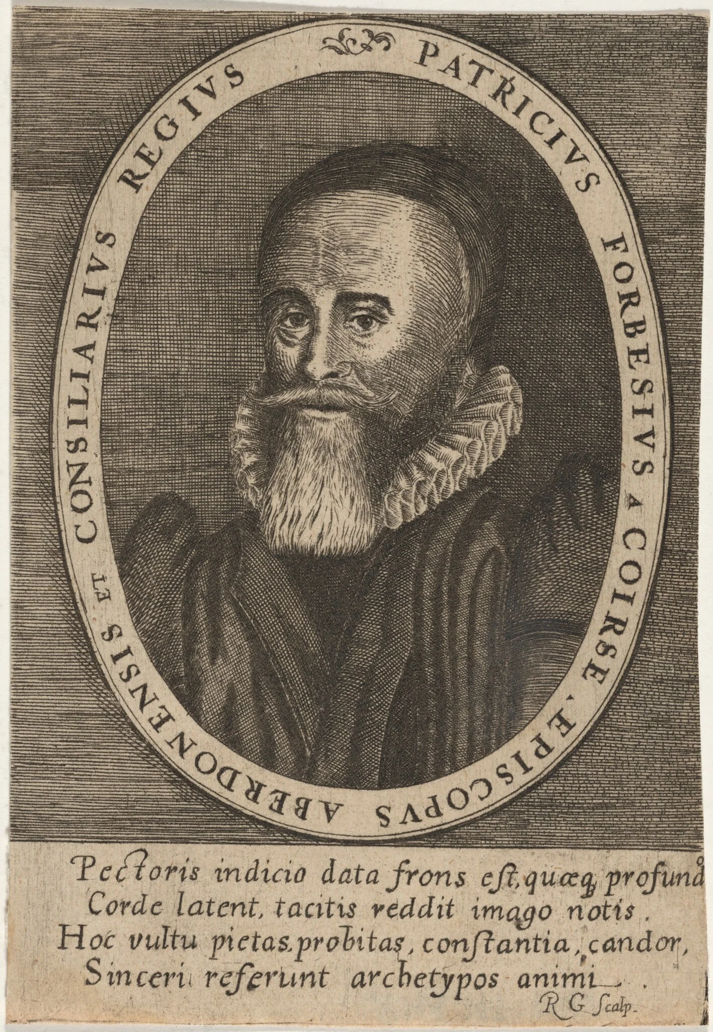 Patrick Forbes, Bishop of Aberdeen, detail
