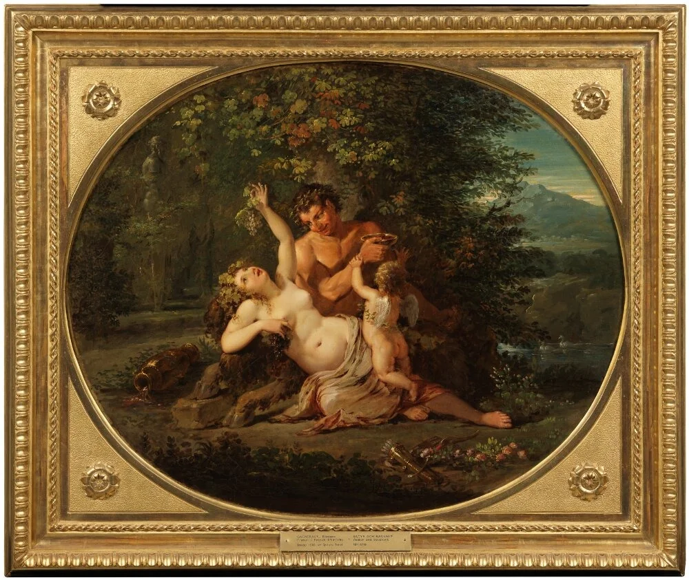 Satyr and Bacchante, detail