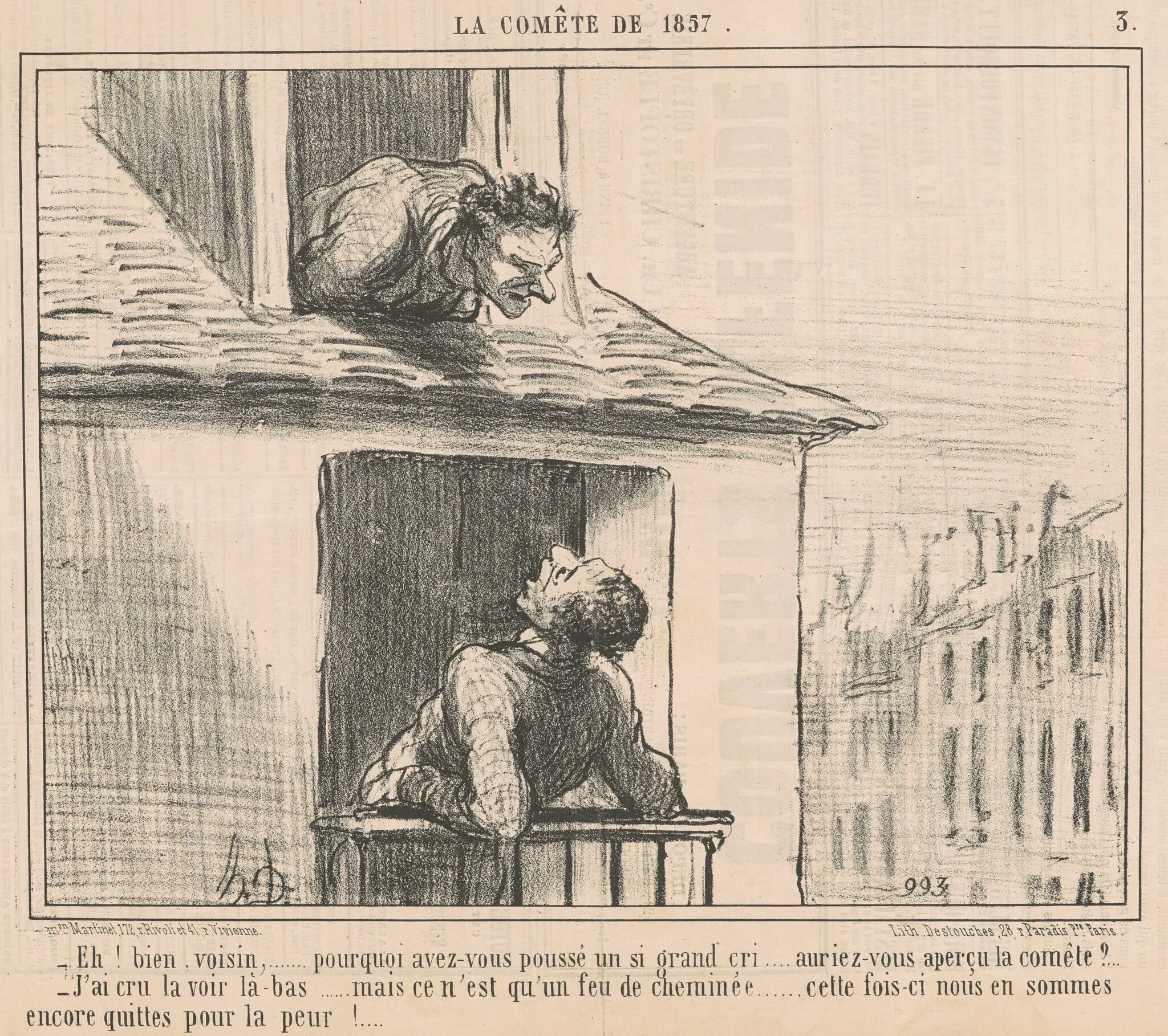 Eh! Bien, voisin ... pourquoi avez-vous poussé ..., detail