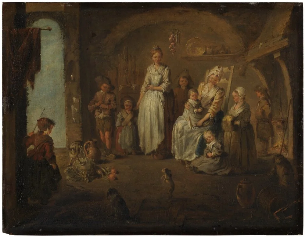 The Dancing Dog, detail