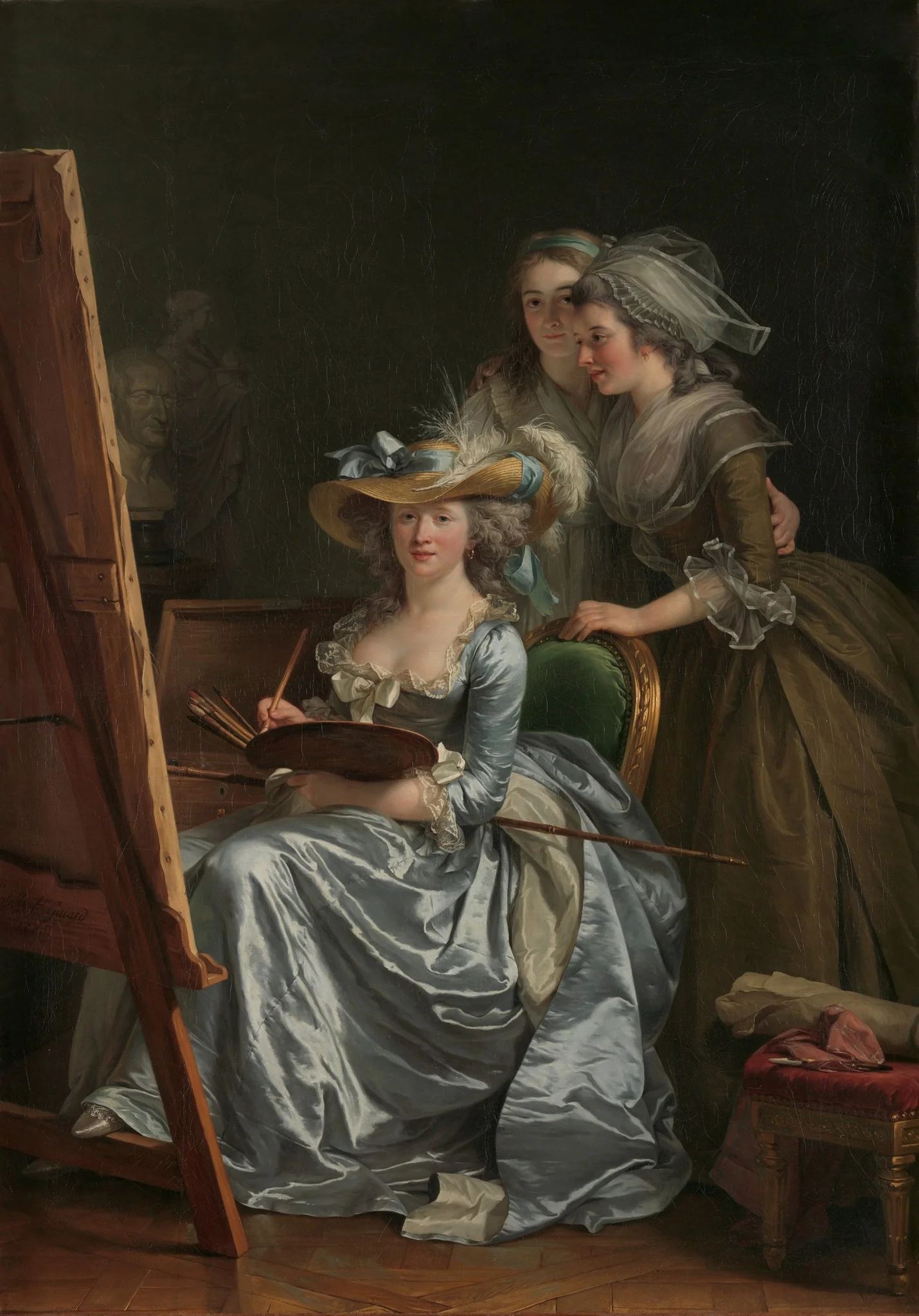 Self-Portrait with Two Pupils — Adélaïde Labille-Guiard