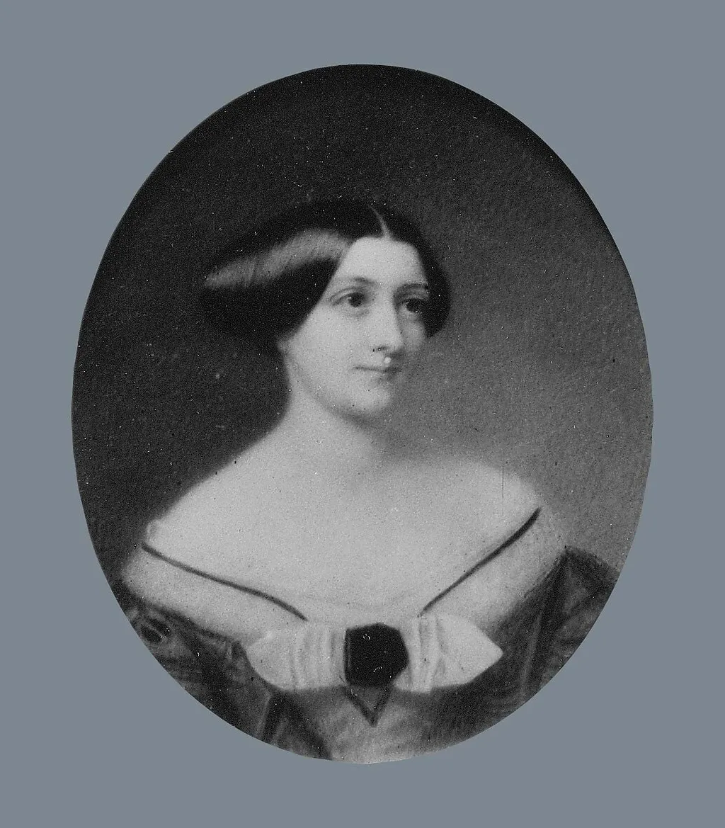 Adelaide Mott Bell, watercolor, 1860