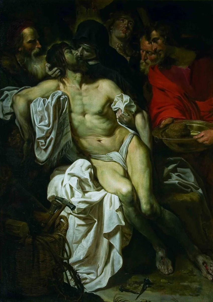 Coborârea de pe cruce, detail