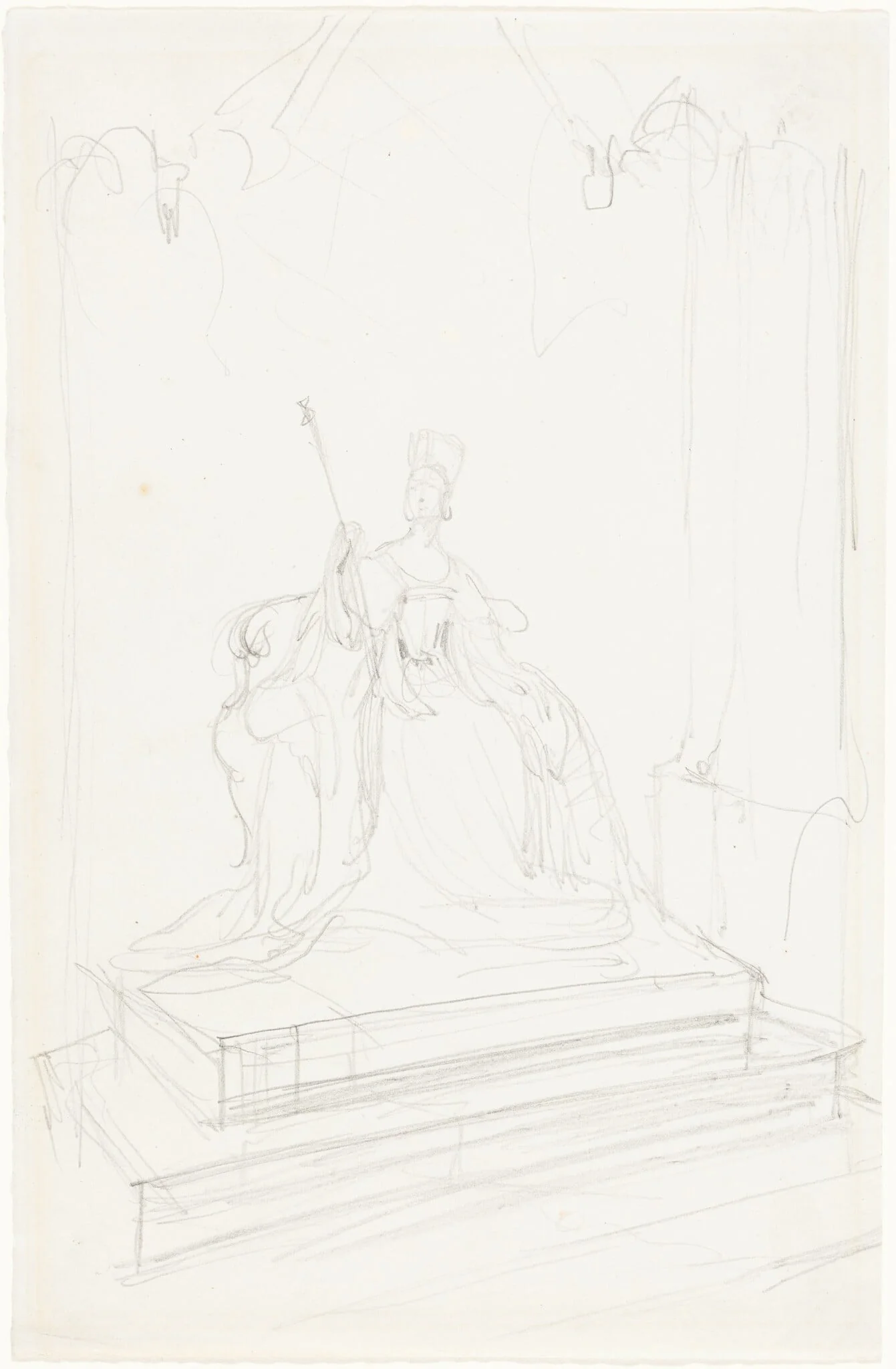 Study for "Queen Victoria", detail