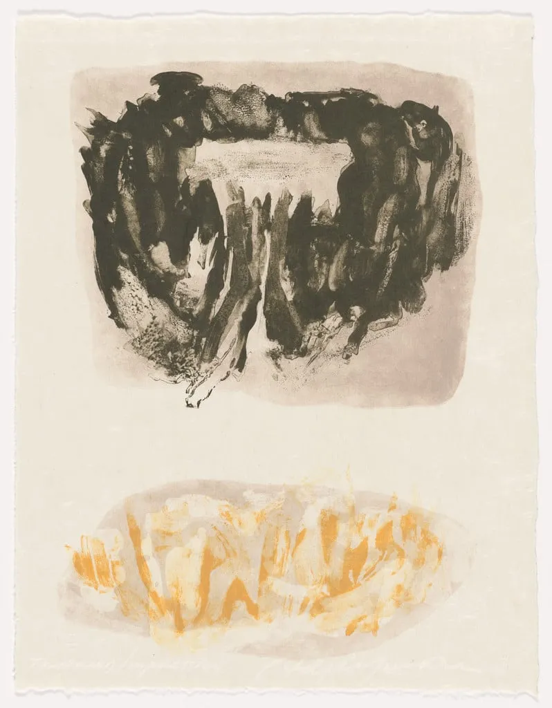 Untitled, by Adja Yunkers, ink, 1960