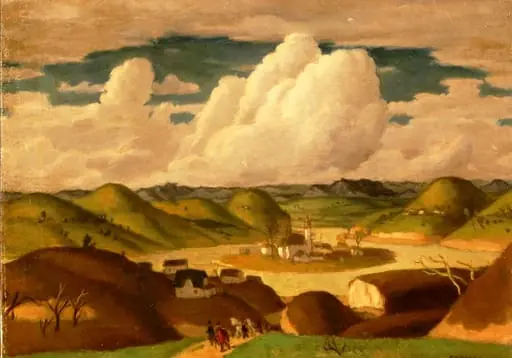 Peisaj din lumea basmelor, by Adolf Fényes