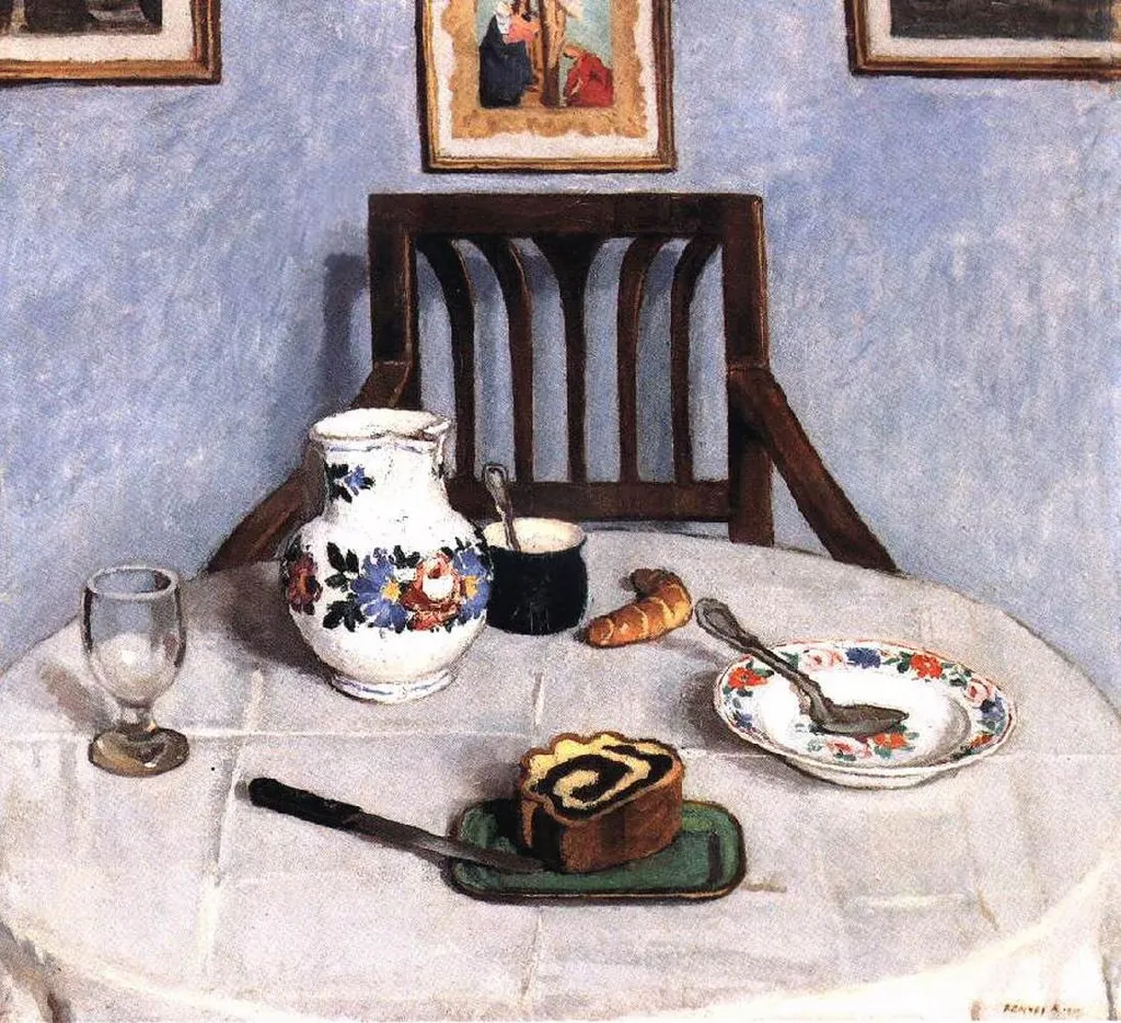 Poppy-seed Cake, by Adolf Fényes, oil, 1910