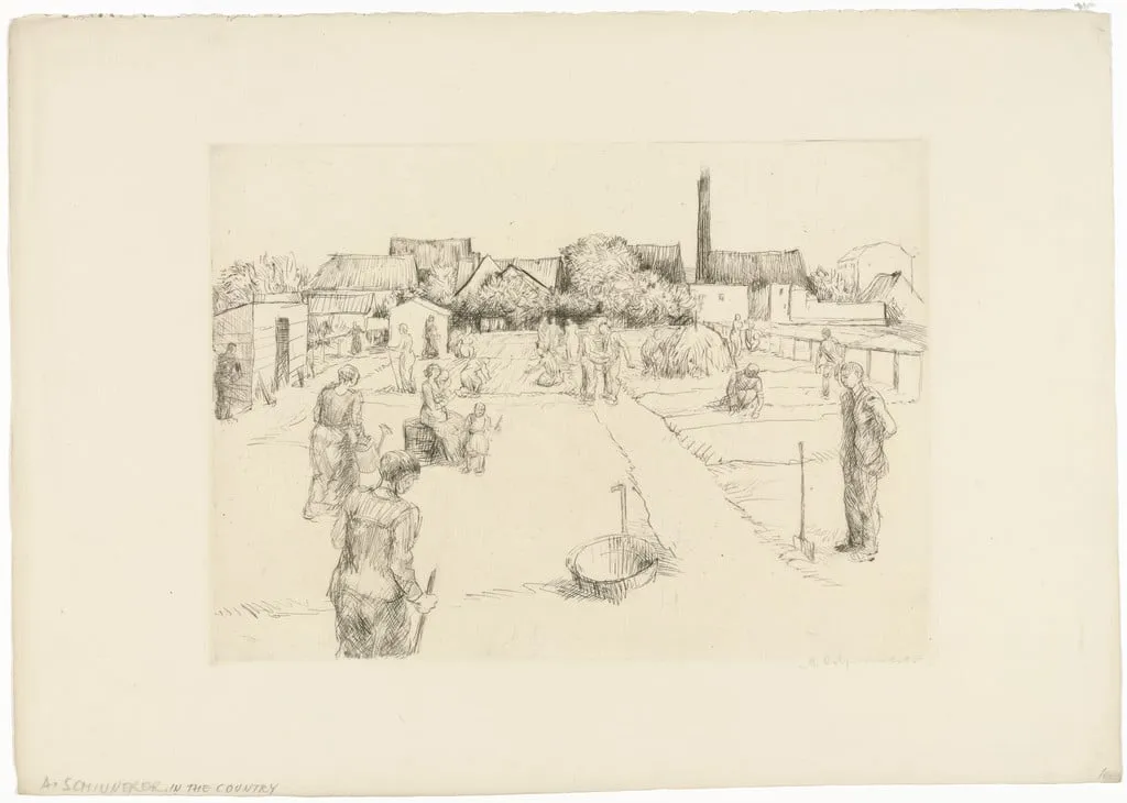 Untitled, by Adolf Ferdinand Schinnerer, ink, 1922