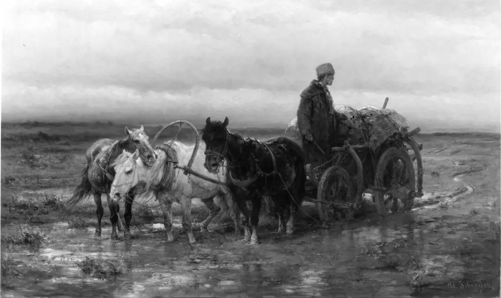 The Plains of Hungary, by Adolf Schreyer