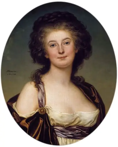 Laulajatar ja näyttelijätär Beata Charlotta Eckerman, by Adolf Ulric Wertmüller