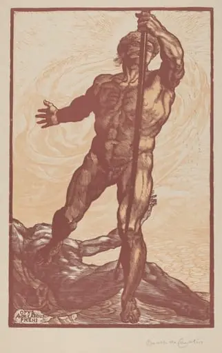 The Archer [L'Arciere], by Adolfo De Carolis