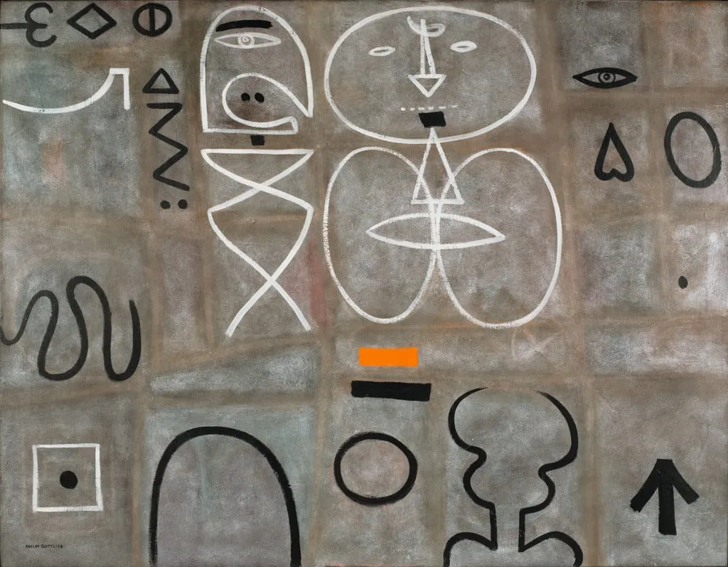 Untitled, by Adolph Gottlieb, oil, 1949