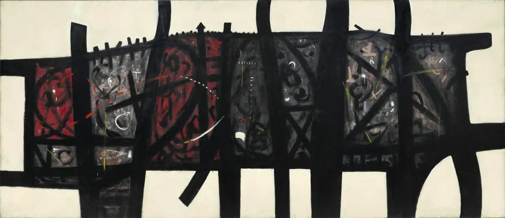 Untitled, by Adolph Gottlieb, oil, 1955