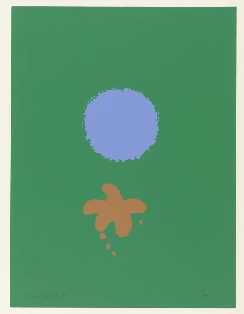 Untitled, by Adolph Gottlieb, ink, 1966