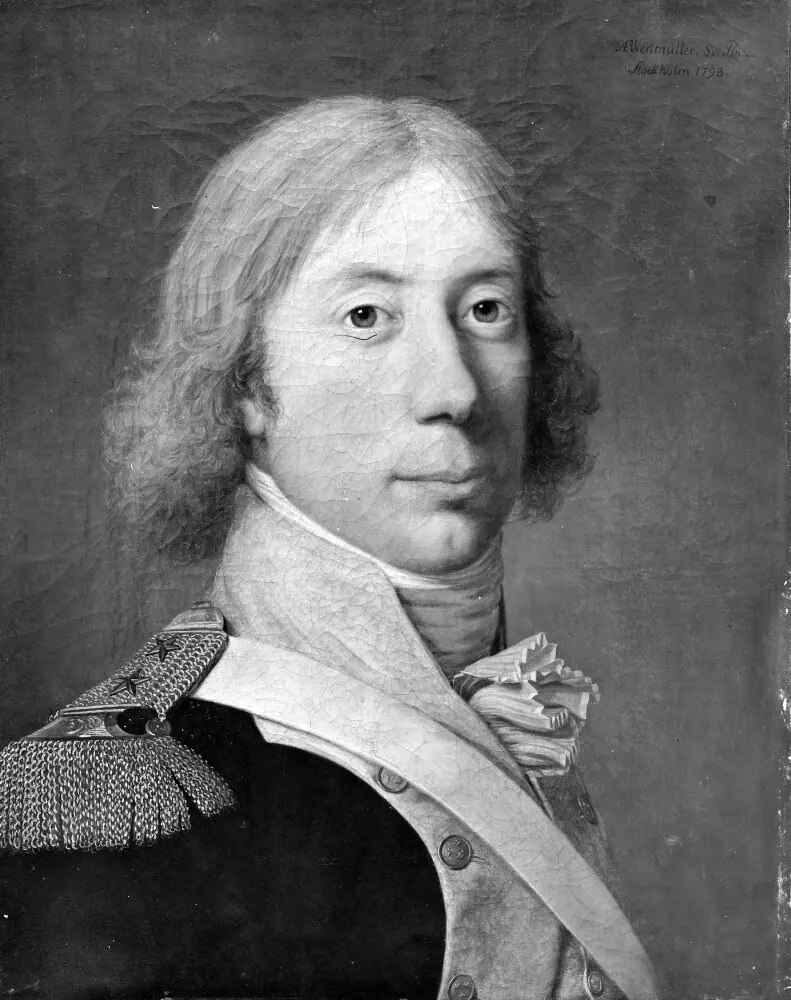 Captain Adolph König, by Adolph Ulrich Wertmuller