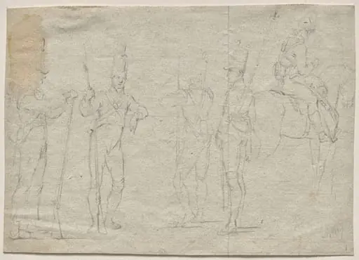 Soldiers, by Adolph von Menzel