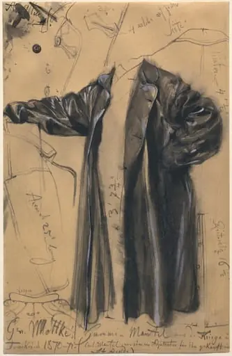 The Waterproof Coat of General Moltke, by Adolph von Menzel