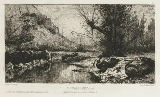 At Valromay (Ain), by Adolphe Appian