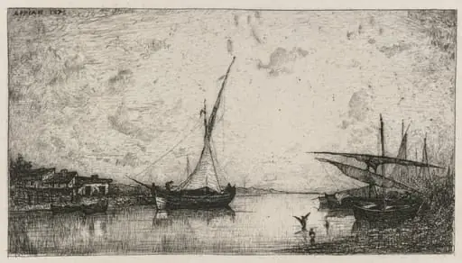 Canal aux Martigues, by Adolphe Appian