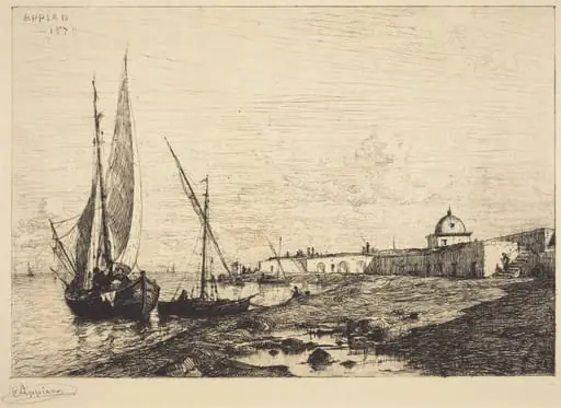 Port of San Remo, by Adolphe Appian