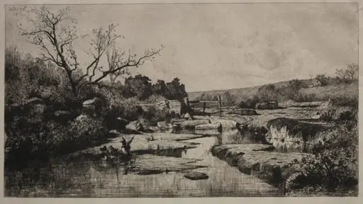 Source of the Albarine, by Adolphe Appian