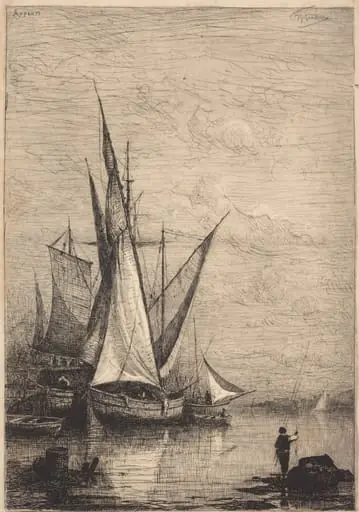 The Port of Genoa, by Adolphe Appian
