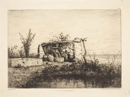 Une moria a Bordiquier (Italie), by Adolphe Appian