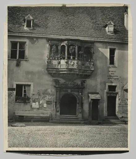 Façade Alsacienne, Corps de Garde à Colmar, by Adolphe Braun