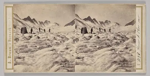 No. 1198 Glacier d'Oberaar, by Adolphe Braun