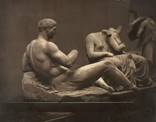 Sculptures from the Parthenon, British Museum, by Adolphe Braun