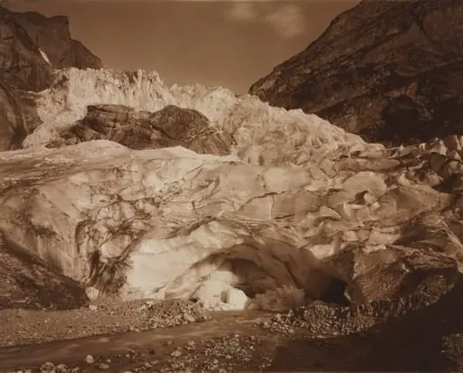 Switzerland. Grindelwald, Upper Glacier, Source of the Lutschine, by Adolphe Braun