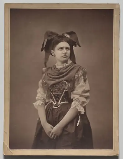 Young Alsacienne Woman, by Adolphe Braun