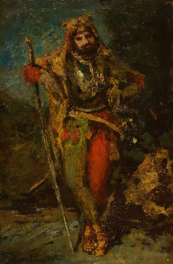 Mephisto from the Opera Faust, by Adolphe Joseph Thomas Monticelli