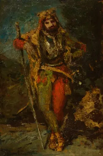 Mephisto from the Opera Faust, by Adolphe Joseph Thomas Monticelli