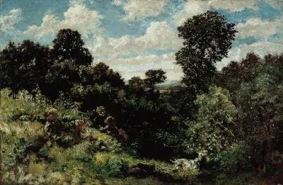 Midsummer, by Adolphe Joseph Thomas Monticelli