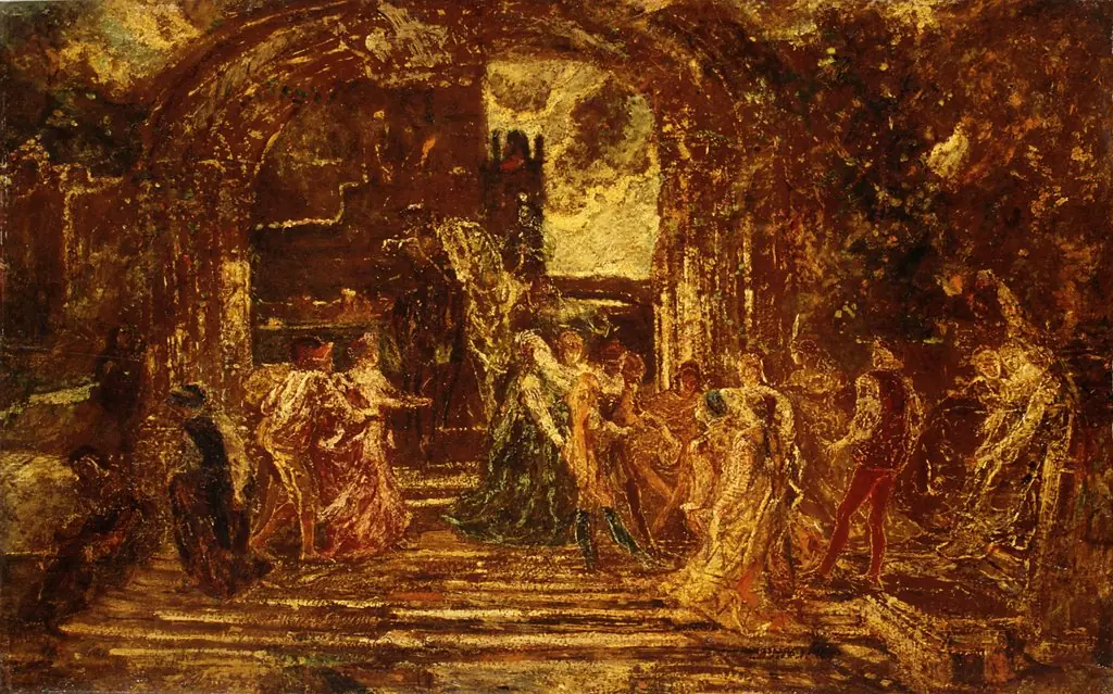 The Court of the Princess, by Adolphe Joseph Thomas Monticelli