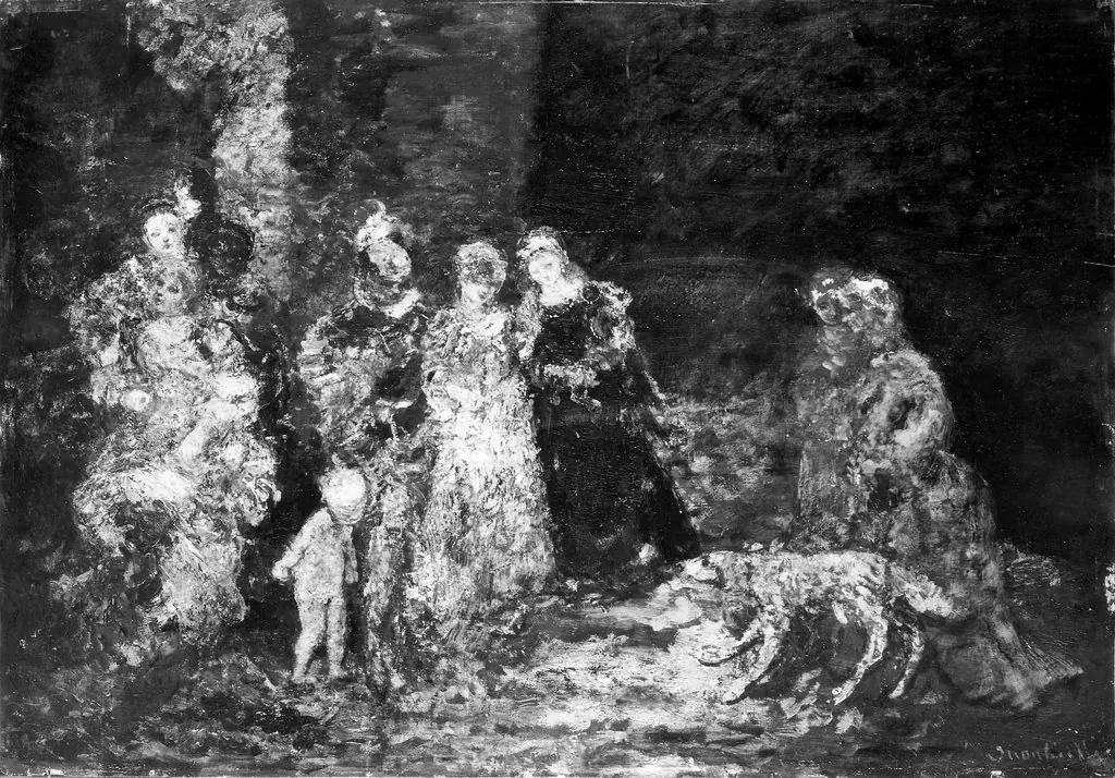 The Fairies, by Adolphe Joseph Thomas Monticelli