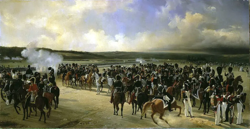 Review of the French Guards in the Presence of Charles X, by Adolphe Ladurner