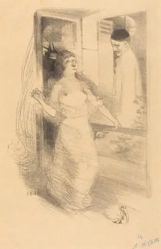 Hanging Clown (Pierrôt pendu), by Adolphe Léon Willette