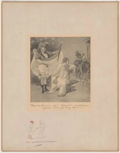 Hein! Pas très blancs tes dessous... (Hmm! Your Underwear Isn't Very White), by Adolphe Léon Willette