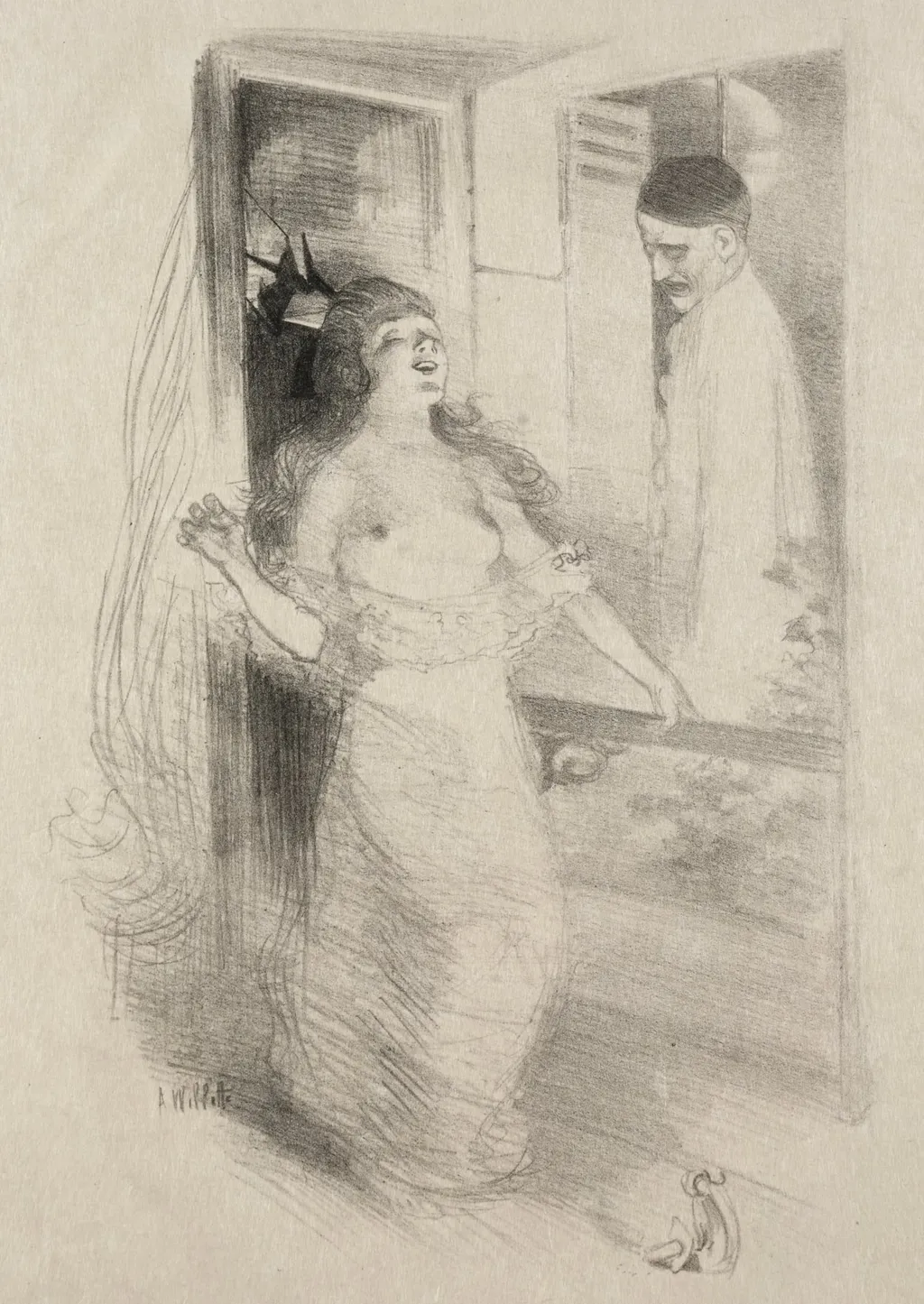 Pierrot, by Adolphe Léon Willette, 1892