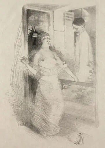 Pierrot, by Adolphe Léon Willette
