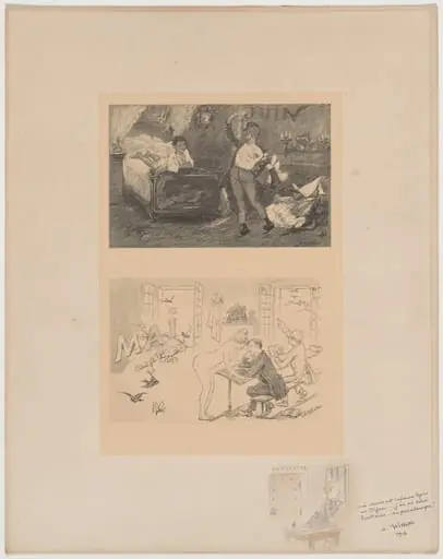 Séquestré, by Adolphe Léon Willette