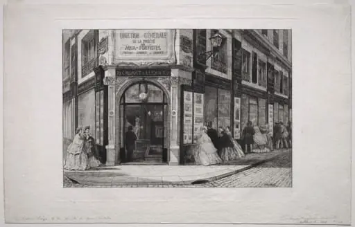 Headquarters of the Société des Aquafortistes, by Adolphe Martial-Potémont