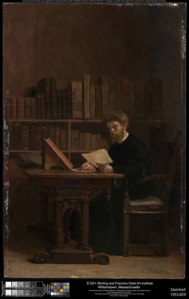 The Bibliophile, by Adolphe Steinheil