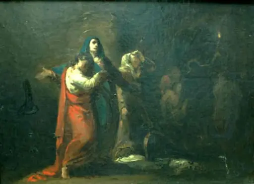 Scenă biblică, by Adolphe William Bouguereau