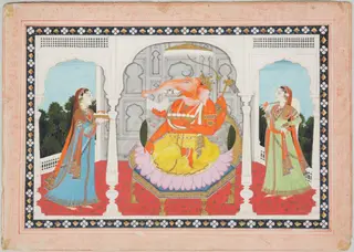 Adoration of Ganesha, 1800